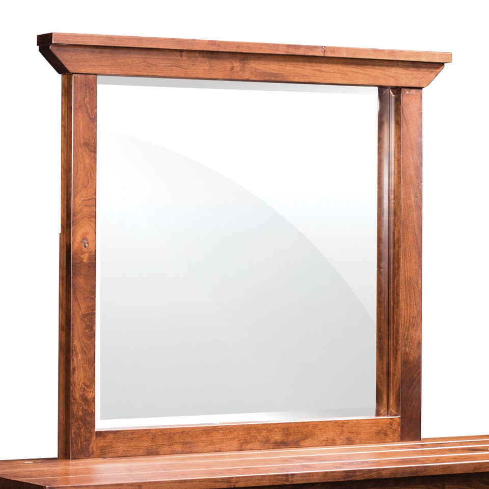Simply Amish SMTRB-01A2 B&O Railroad Trestle Bridge Dresser Mirror, 43.5"