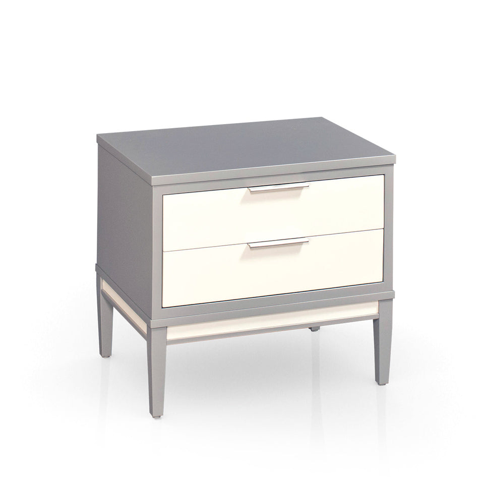Simply Amish SNADD-02B1 Addison 2-Drawer Nightstand