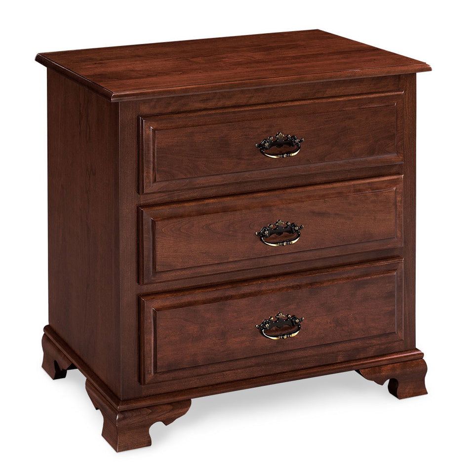 Simply Amish SNCLA-02C4 Classic Nightstand with Drawers, Extra Wide Simply Amish SNCLA-02C4 Classic Nightstand with Drawers, Extra Wide