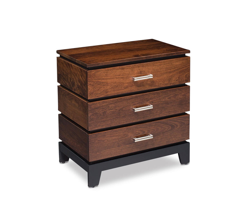 Simply Amish BNFRI-02C1 Frisco Nightstand with Drawers