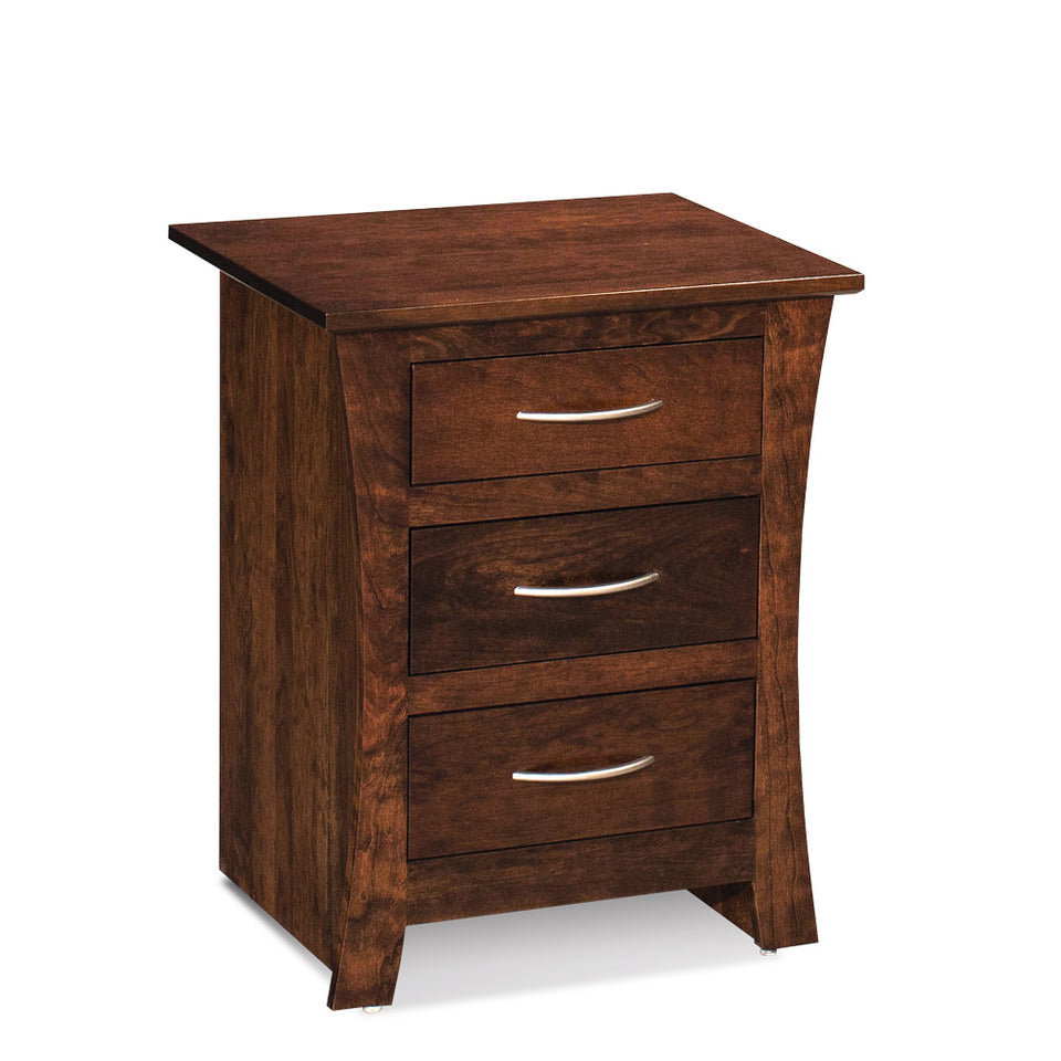 Simply Amish SNGAR-02C1 Garrett Nightstand with Drawers