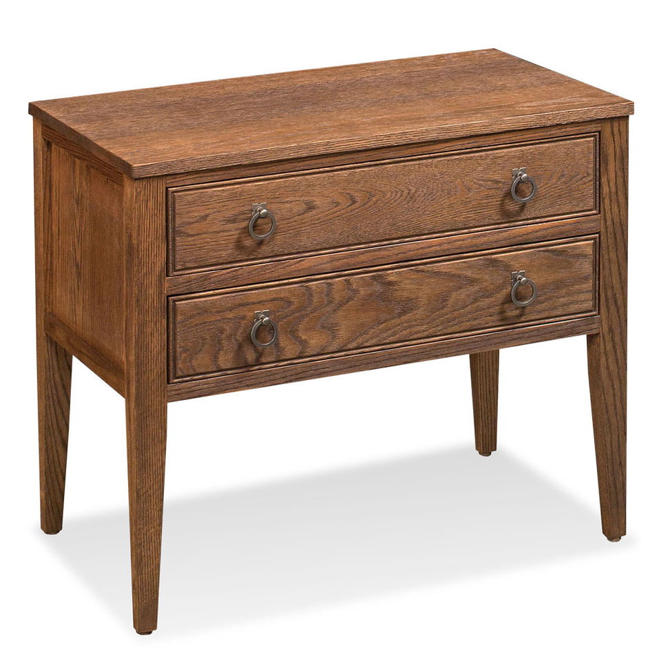 Simply Amish SNHAP-02B1Hamptons 2-Drawer Nightstand, Standard