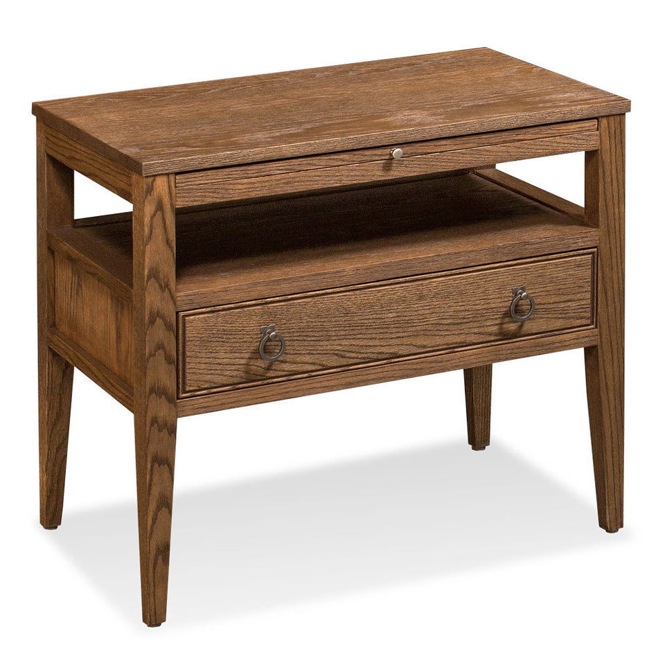 Simply Amish SNHAP-08A1 Hamptons Nightstand with Open Cubby, Standard
