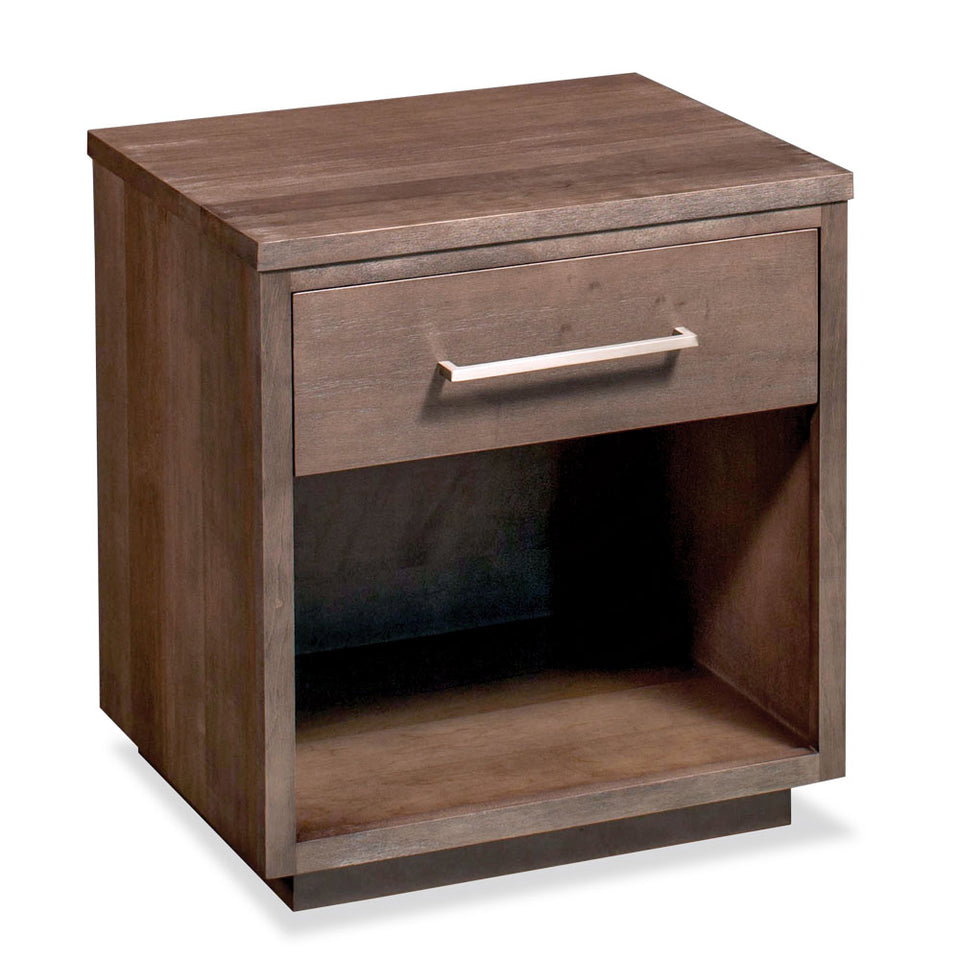 Simply Amish SNIRN-09A1 Ironwood Nightstand with Opening