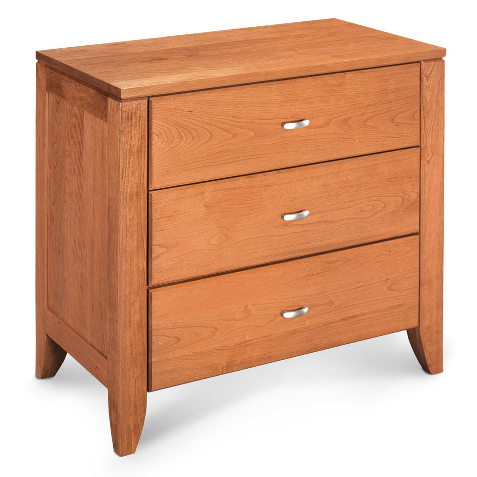 Simply Amish SNJUS-02C4 Justine Nightstand with Drawers