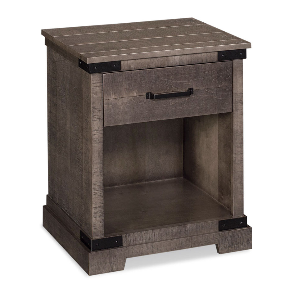 Simply Amish SNMOK-09A1 Montauk Nightstand with Opening