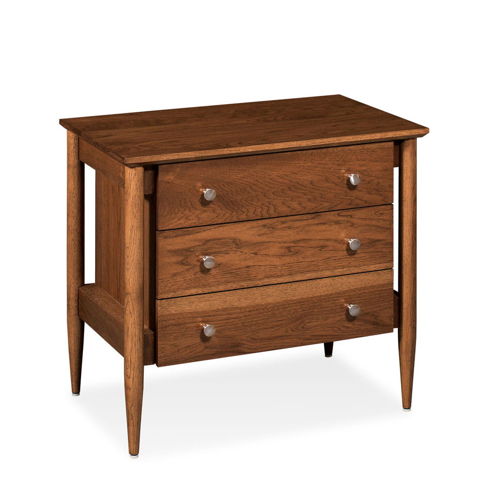 Simply Amish SNNOL-02C1 Nolan 3-Drawer Nightstand