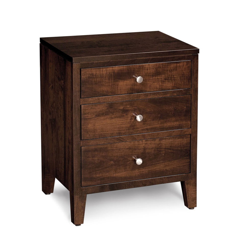 Simply Amish SNPAR-02C1 Parkdale 3-Drawer Nightstand