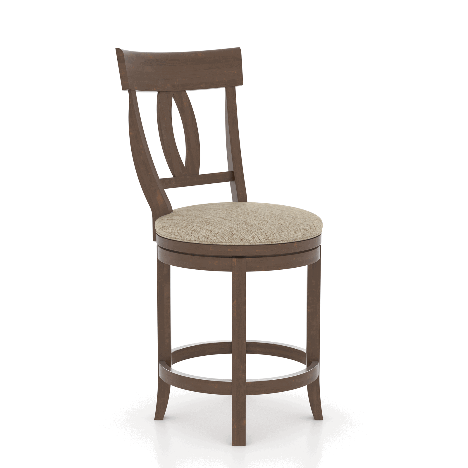Canadel Casual Dining SNS081007U19M24 Upholstered Swivel Stool