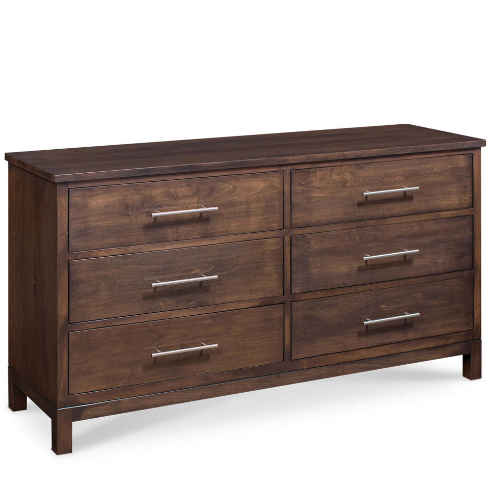 Simply Amish SSABR-08F3 Auburn Bay 6-Drawer Dresser