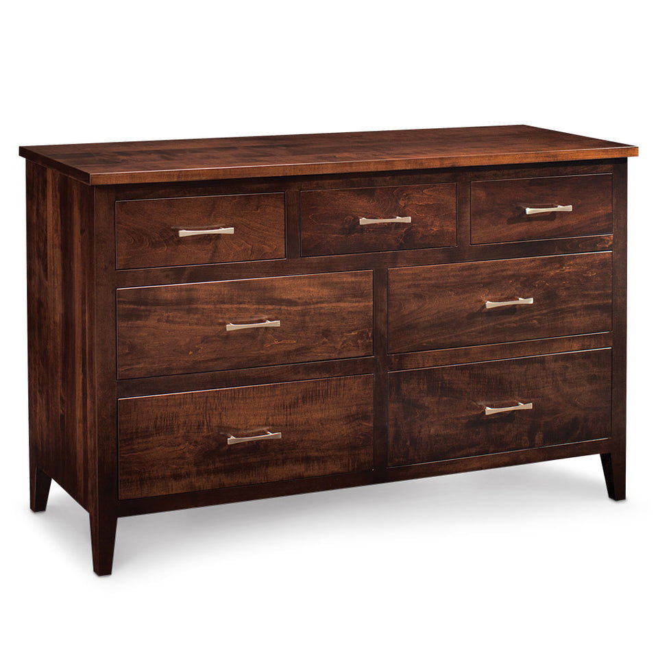 Simply Amish SSCRA-08G2  Crawford 7-Drawer Dresser, 60"w