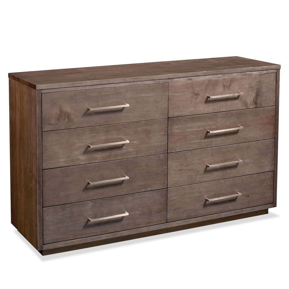 Simply Amish SSIRN-08H2 Ironwood 8-Drawer Dresser, 62.5"
