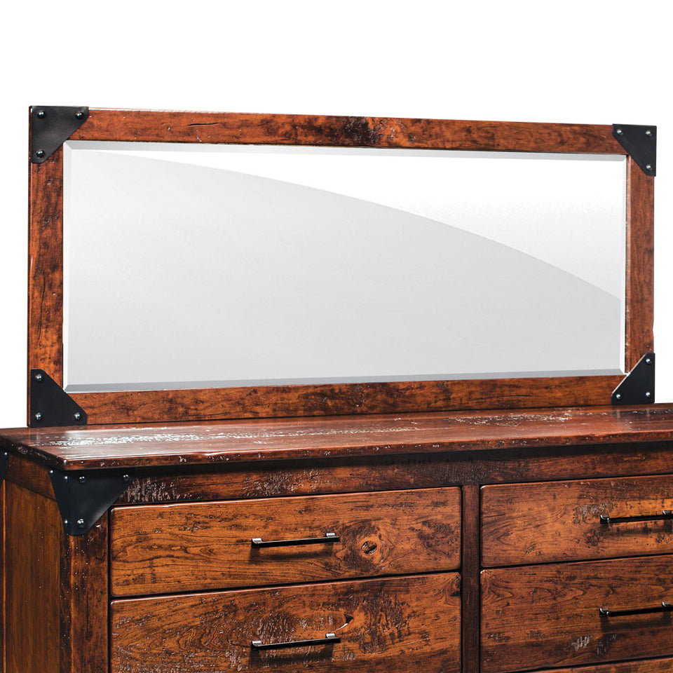 Simply Amish SMKOD-01A3 Kodiak Bureau Mirror, 62″