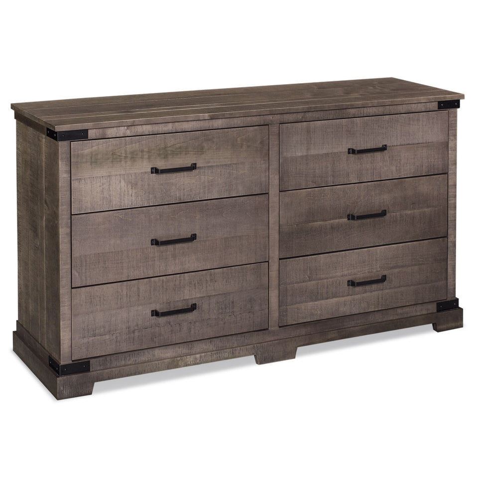 Simply Amish SSMOK-08F3 Montauk 6-Drawer Dresser, 72″