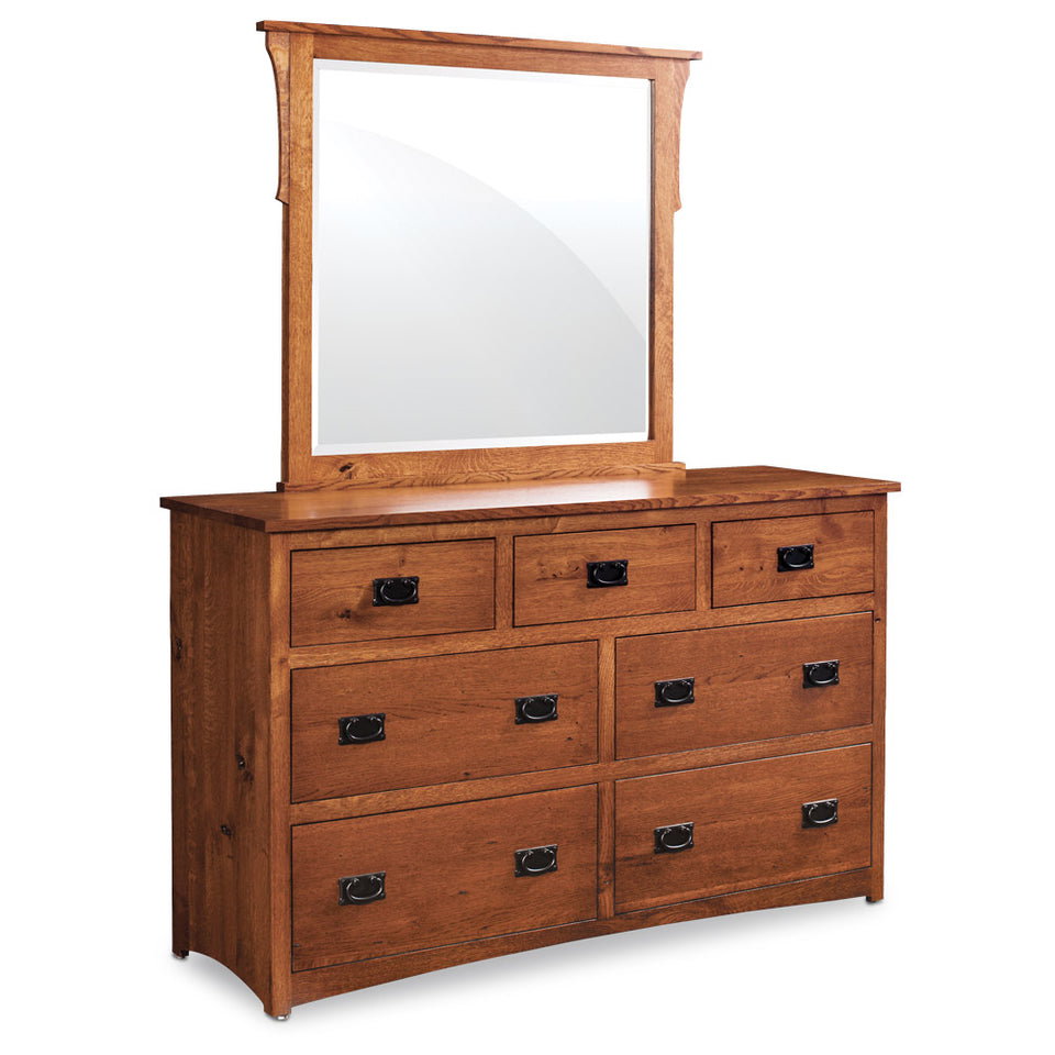 Simply Amish SSMIG-08G1 San Miguel 7-Drawer Dresser