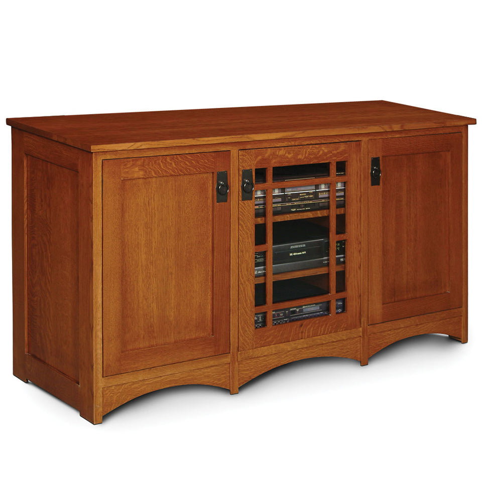 Simply Amish TS135PM Prairie Mission 3-Door TV Stand