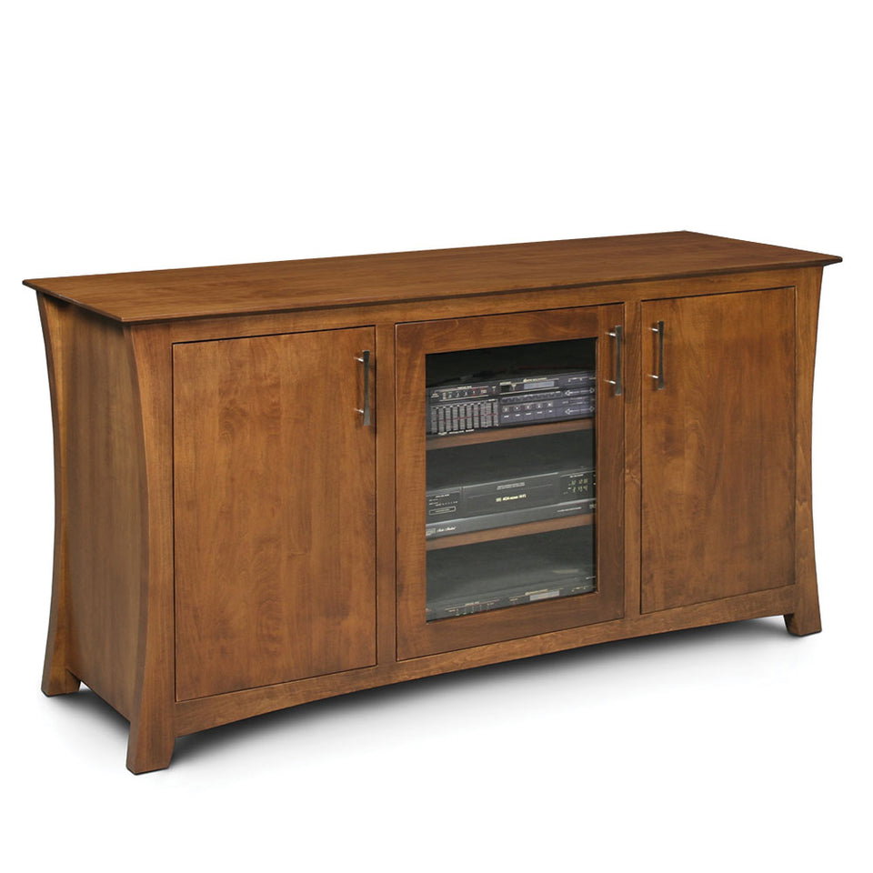 Simply Amish TS170S Loft 3-Door TV Stand