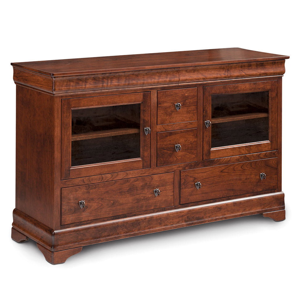 Simply Amish LELPP-A03E Louis Philippe TV Stand, 72"