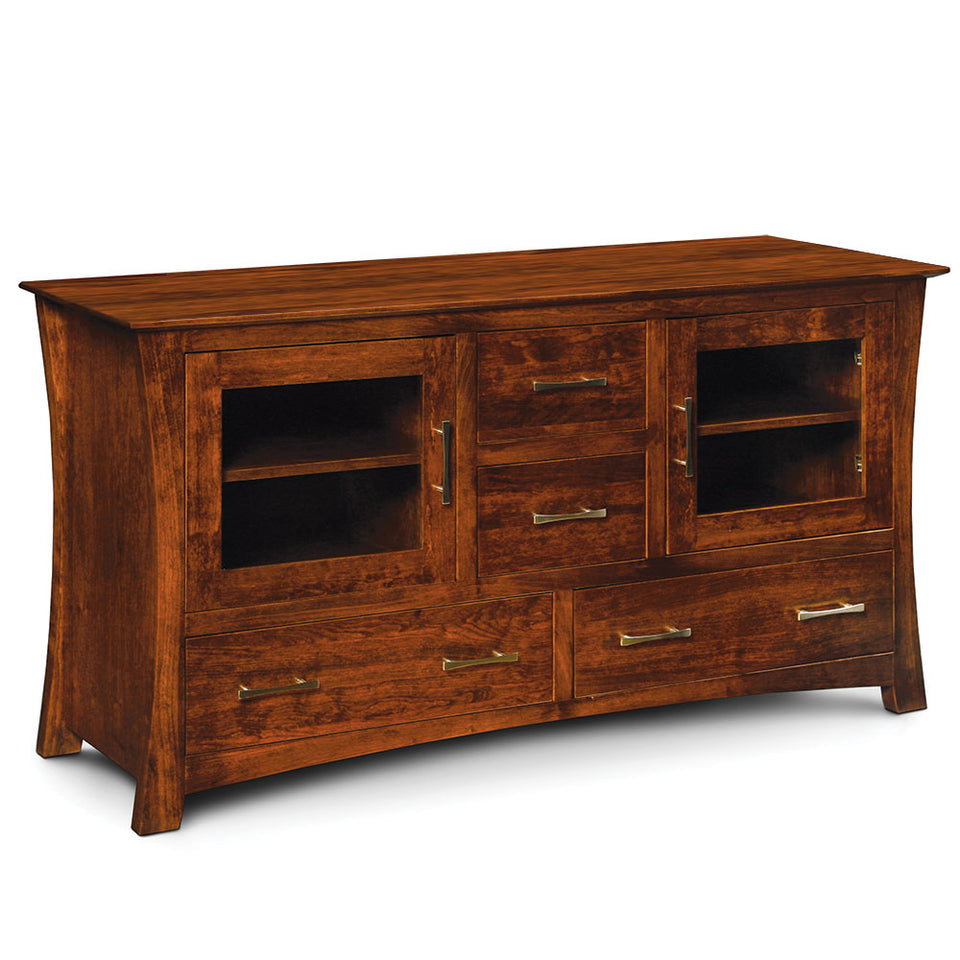 Simply Amish LELFT-A03E Loft TV Stand, 72″