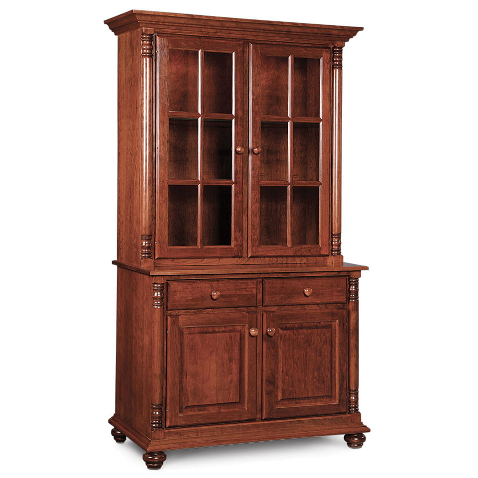Simply Amish ESSAV-J12/ESSAV-C02B Savannah Closed Hutch, 45.5"