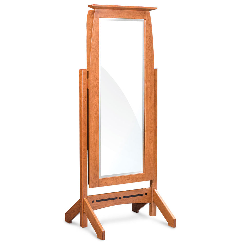 Simply Amish TVASPJCM Aspen Jewelry Cheval Mirror with Inlay Simply Amish TVASPJCM Aspen Jewelry Cheval Mirror with Inlay