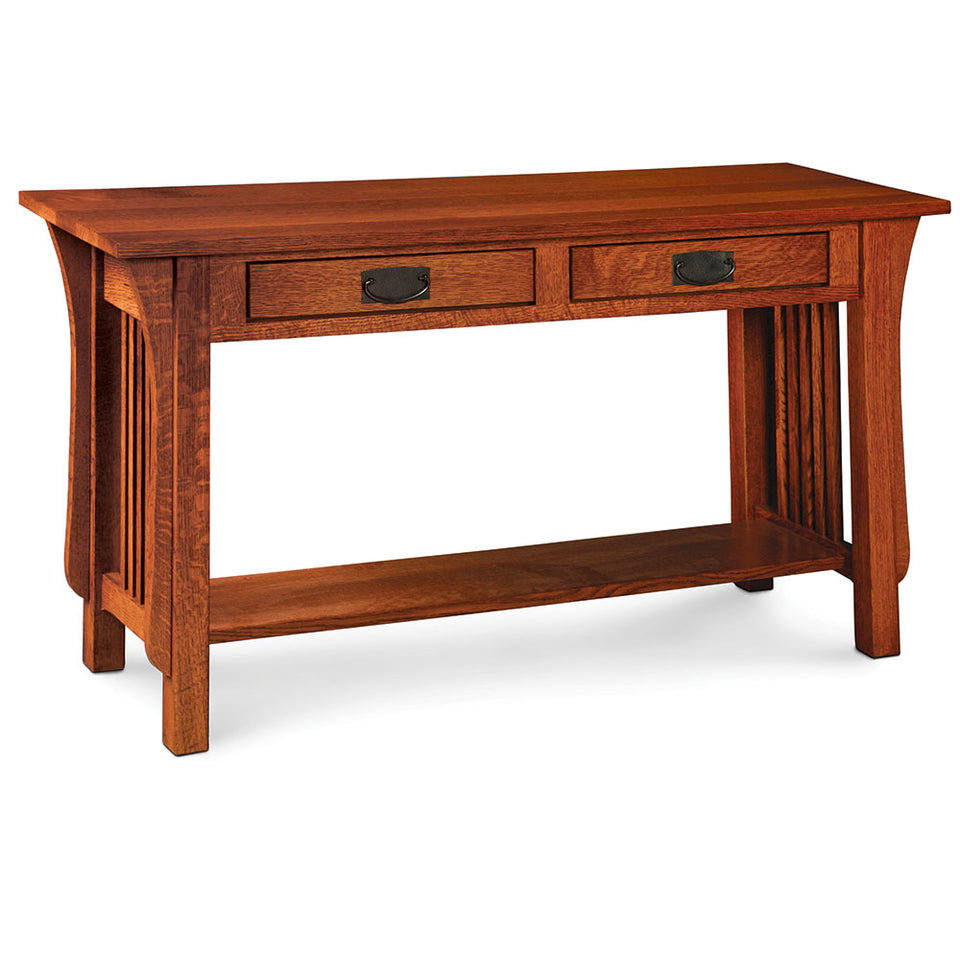 Simply Amish TVD1648ST Prairie Mission 2-Drawer Sofa Table, 48″