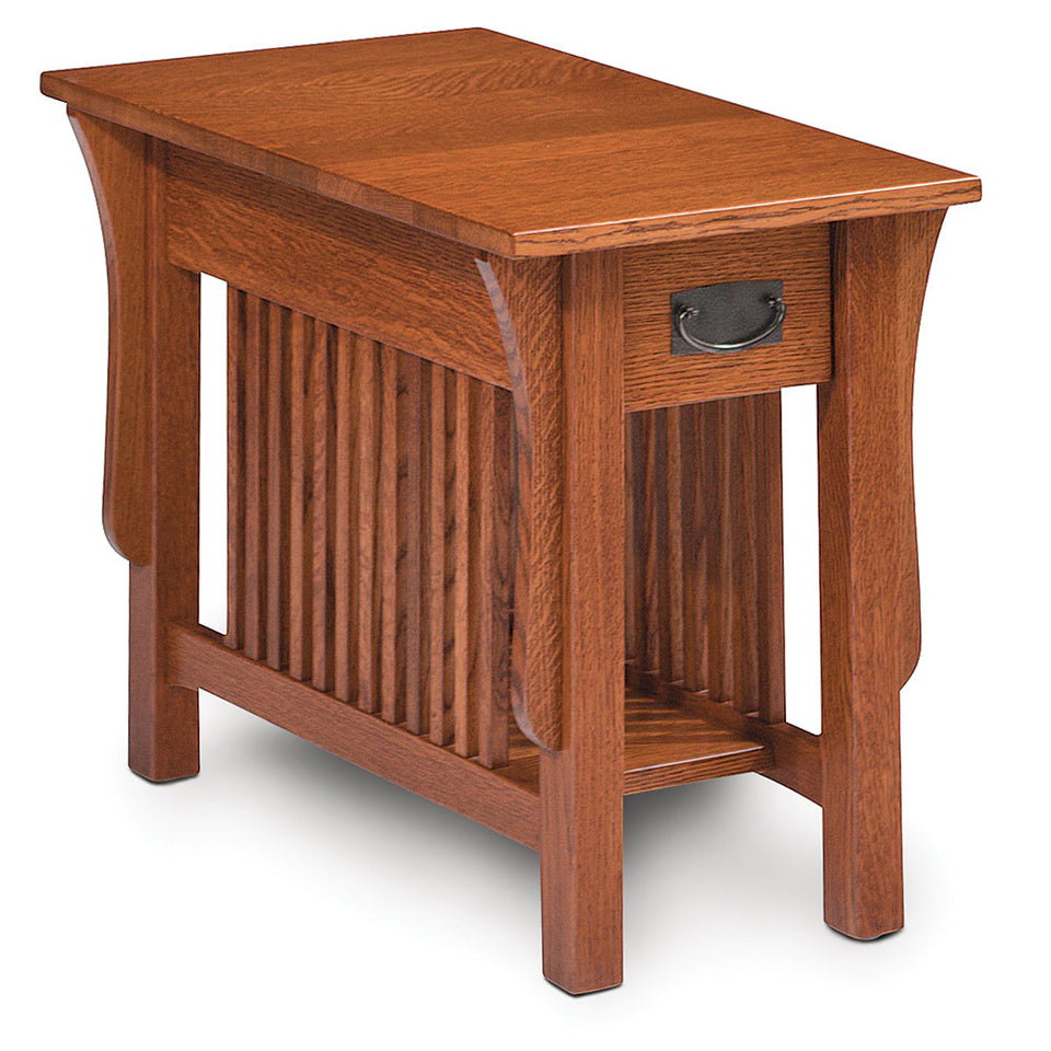 Simply Amish TVPMCST Prairie Mission 1-Drawer Chair Side Table