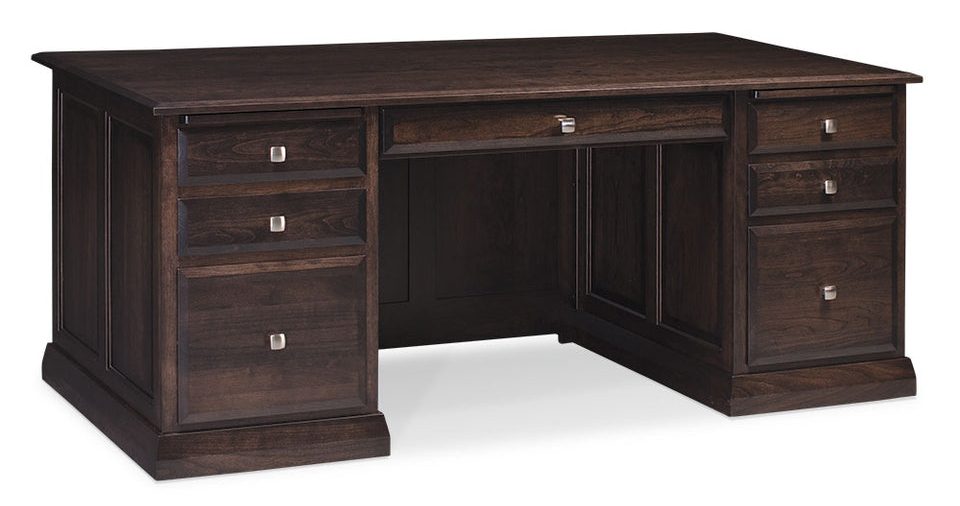Simply Amish WDCBN-02J5 Colburn Executive Desk, 62″