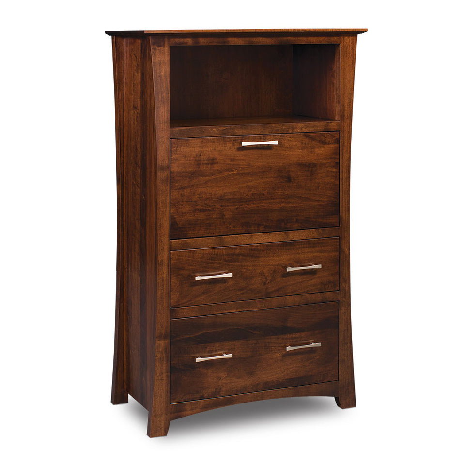 Simply Amish WDLFT-08G0 Loft Laptop Cabinet with File Drawer