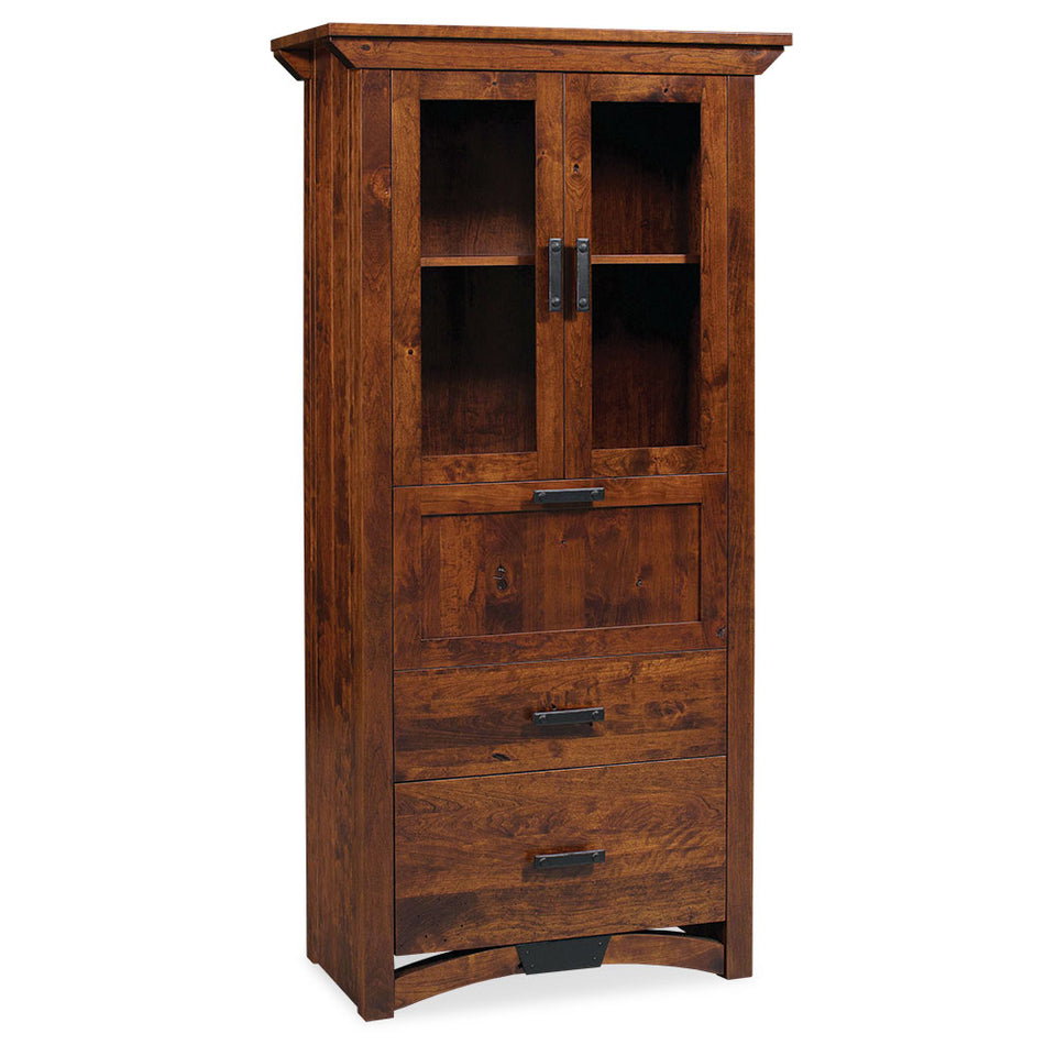 Simply Amish WDTRB-23G1 B&O Railroad Trestle Bridge Laptop Secretary