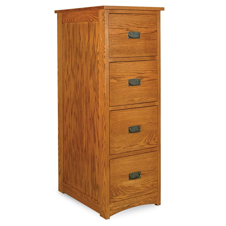 Simply Amish WSPM4D Prairie Mission 4-Drawer File Cabinet