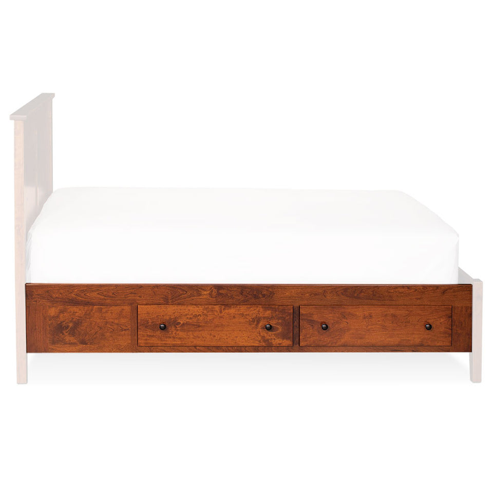 Simply Amish SSSHS-18C Shenandoah Full Under-Bed Storage