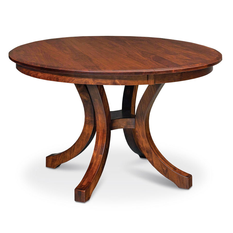 Simply Amish NBL4848-1 Loft II Round Table, 48" Round w/ One 12" Leaf Simply Amish NBL4848-1 Loft II Round Table, 48" Round w/ One 12" Leaf