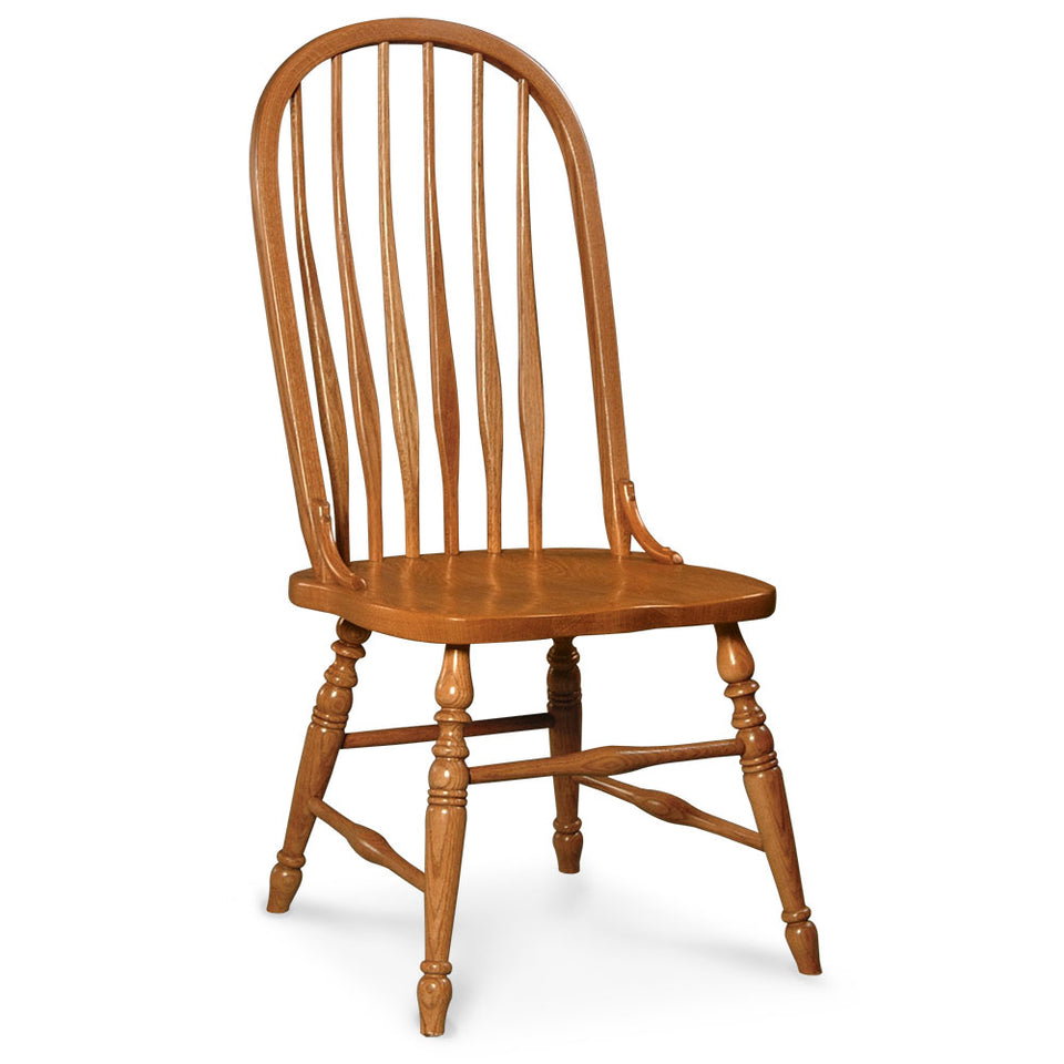 Simply Amish YMBBSCT-W Bentback Side Chair w/ Turned Legs