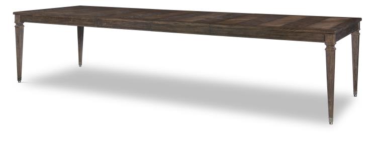 Century Furniture B2H-303 Daniel Dining Table Brown Rustic