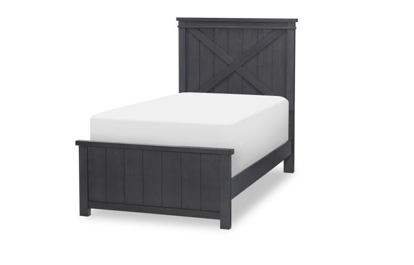 Legacy Classic Kids 1860-4103K Flatiron Black Twin Panel Bed Legacy Classic Kids 1860-4103K Flatiron Black Twin Panel Bed