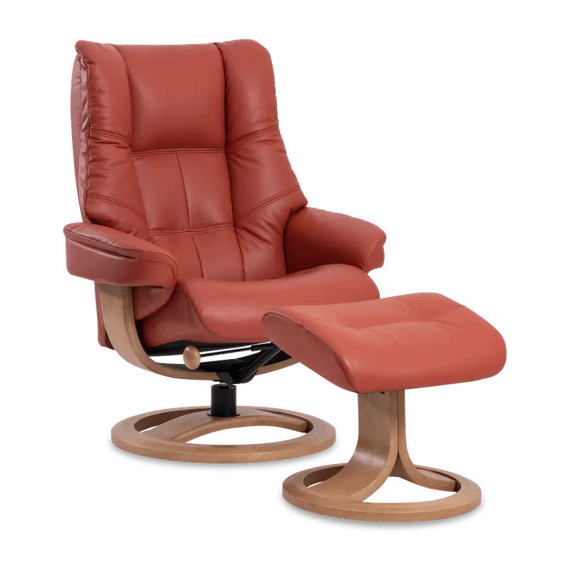 IMG Comfort NC63LF44SK Nordic 63 Recliner & Ottoman Large