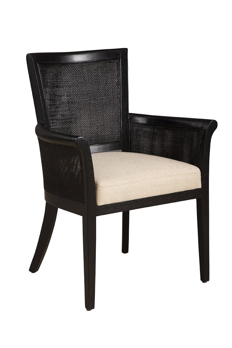 Furniture Classics 20-531 Black Gimble Arm Chair