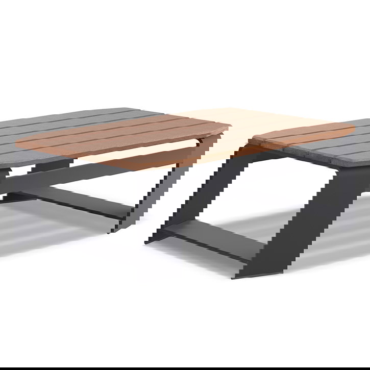 Woodard 7B0443N Gather Coffee Table with NexTeak Top