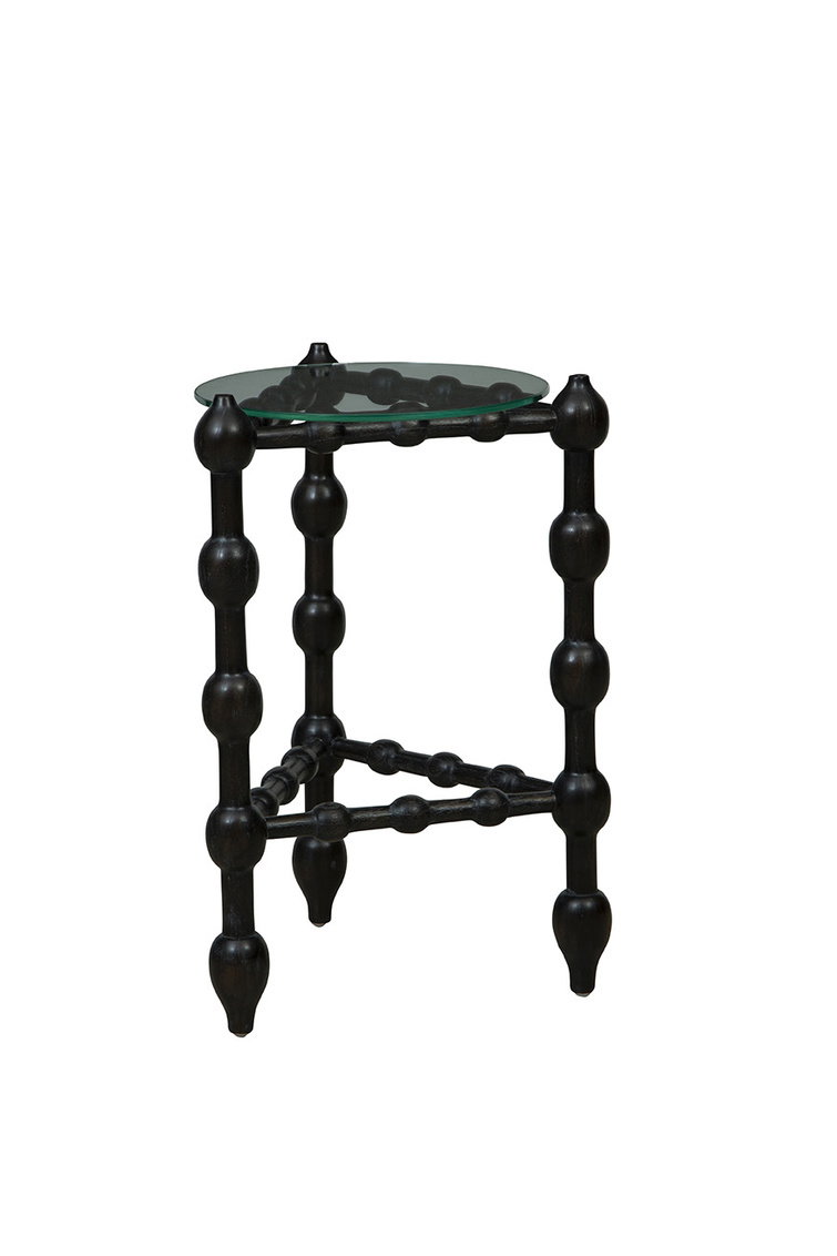 Furniture Classics 57976AF36 Black Marcos End Table