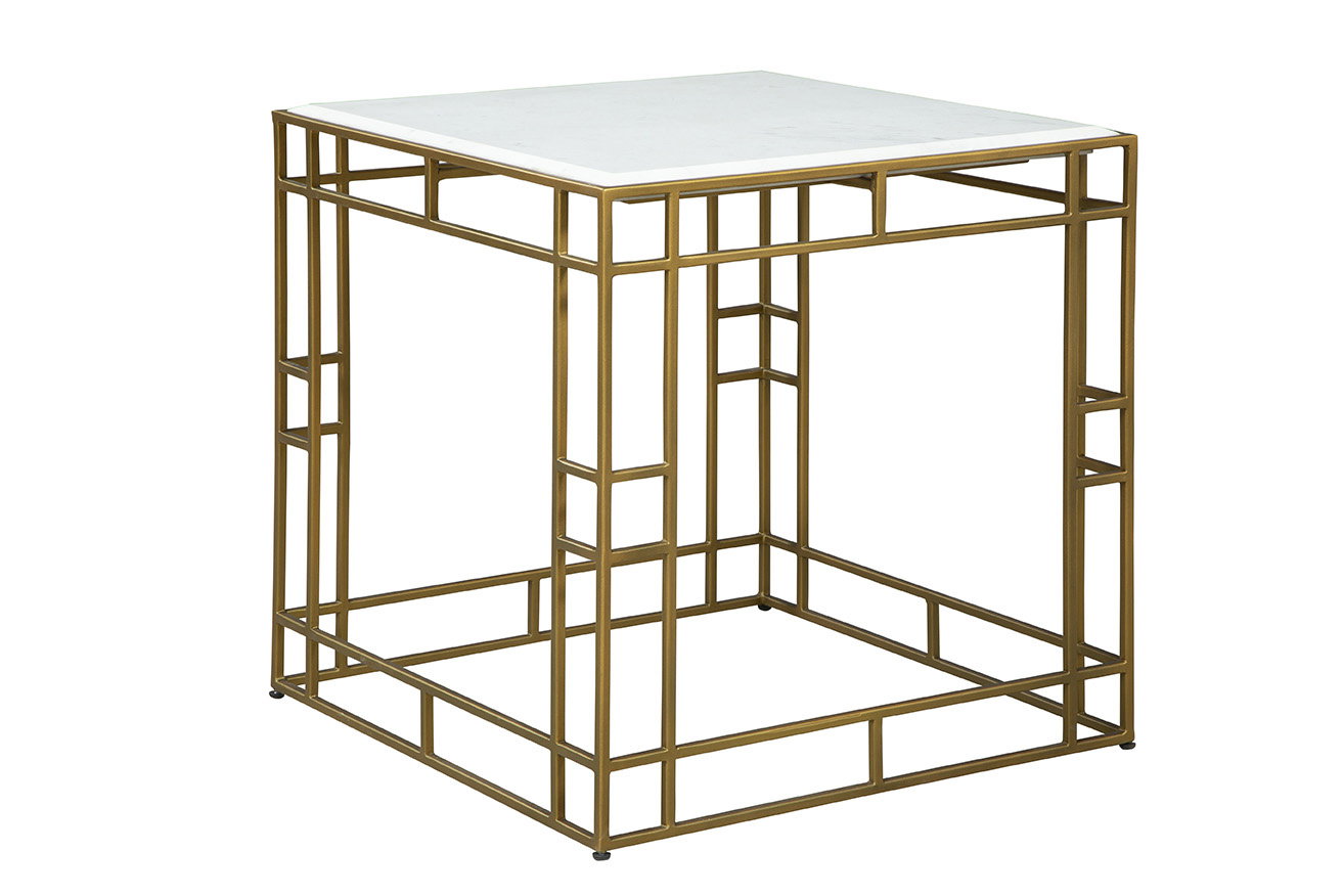 Furniture Classics 60-107 Gold Cubes Side Table