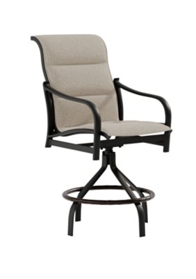 Tropitone Furniture 682127PS-28 Andover Padded Sling Bar Stool