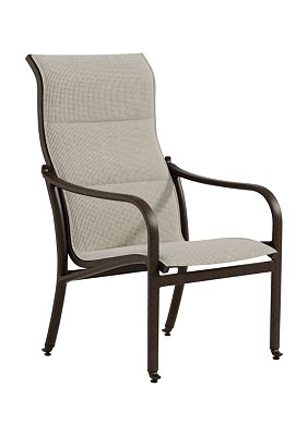 Tropitone Furniture 682101PS Andover Padded Sling High Back Dining Chair Tropitone Furniture 682101PS Andover Padded Sling High Back Dining Chair