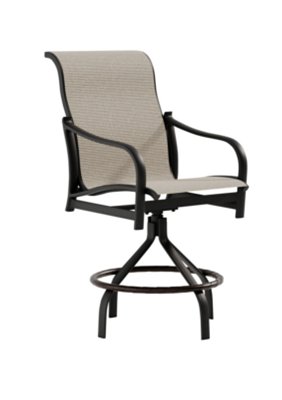 Tropitone Furniture 682127-28 Andover Sling Bar Stool