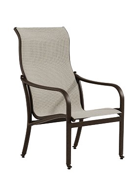 Tropitone Furniture 682101 Andover Sling High Back Dining Chair Tropitone Furniture 682101 Andover Sling High Back Dining Chair