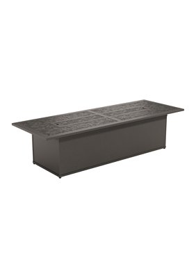 Tropitone Furniture 282175FPL-18 Arazzo 75" x 27" Rectangular, 18" HT, Match Lit Fire Pit