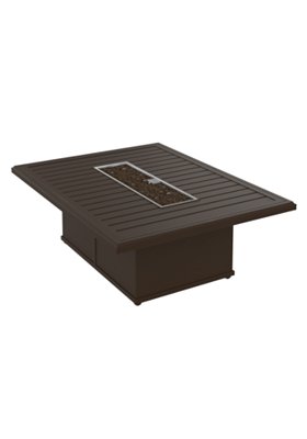 Tropitone Furniture 401767FPM-18 Banchetto 54" x 42" Rectangular Fire Pit, Manual Ignition Tropitone Furniture 401767FPM-18 Banchetto 54" x 42" Rectangular Fire Pit, Manual Ignition