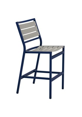 Tropitone Furniture 592329MS-30 Cabana Club Armless Aluminum Slat Bar Stool