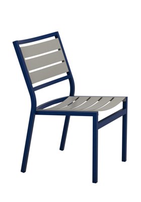 Tropitone Furniture 591028MS Cabana Club Aluminum Slat Side Chair