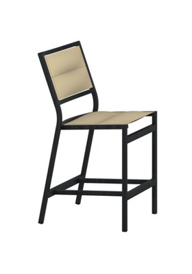 Tropitone Furniture 591429PS-25 Cabana Club Padded Sling Armless Counter Height Stool